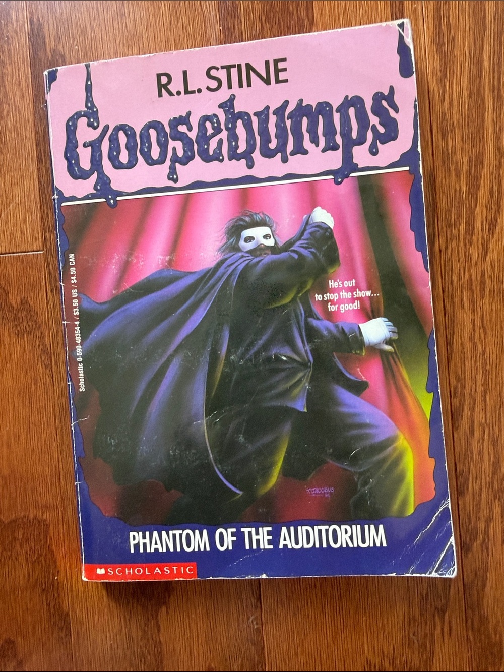 Vintage Goosebumps #24 Phantom of the Auditorium R.L. Stine Original Cover